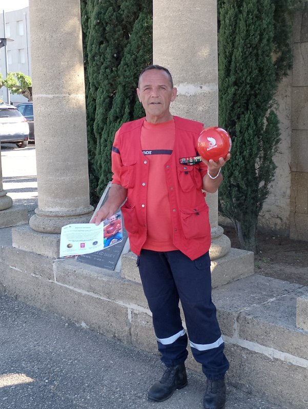 Démonstration boule antifeu